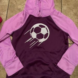 justice soccer hoodie ! never worn size 14